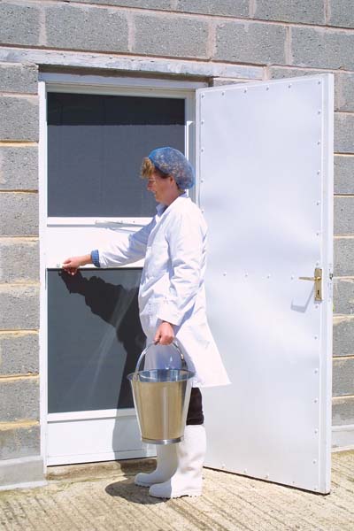 Made to Measure Aluminium Hinged Flyscreen Door Commercial