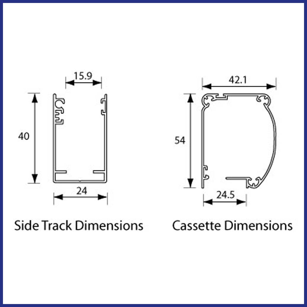 Roller Door Screen - Wind Resistant Range - Side Mounted - Image 2